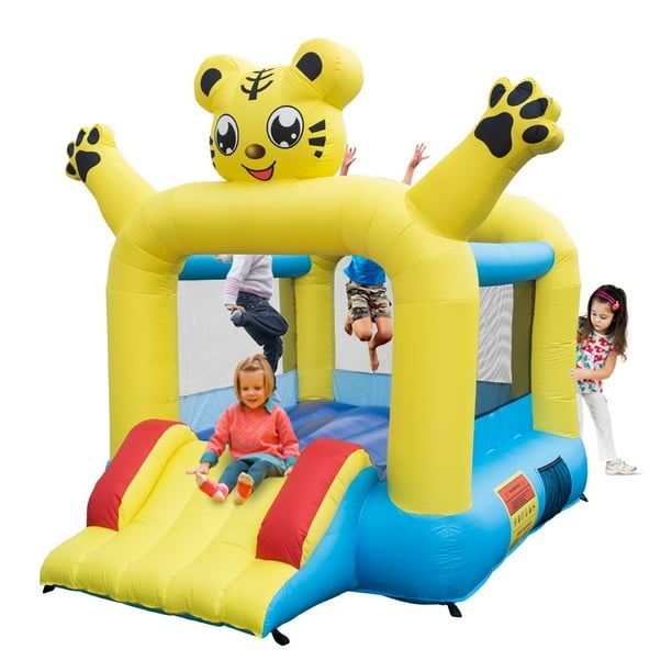 Great Gift for Kids Shuminang Inflatable Bounce House with Air Blower Shuminang Bounce House Bouncy Castle with Durable Sewn and Extra Thick Family Backyard Jump House Great Gift for Kids Shuminang Inflatable Bounce House with Air Blower Shuminang Bounce House Bouncy Castle with Durable Sewn and Extra Thick Family Backyard Jump House
